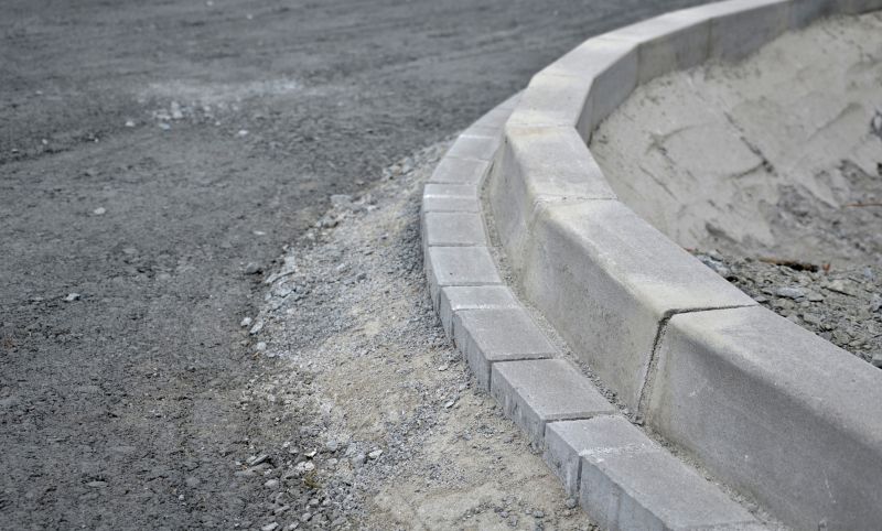 Concrete Curbing in Spring