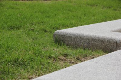 Concrete Curbing in Fall